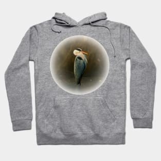 Grey heron Hoodie